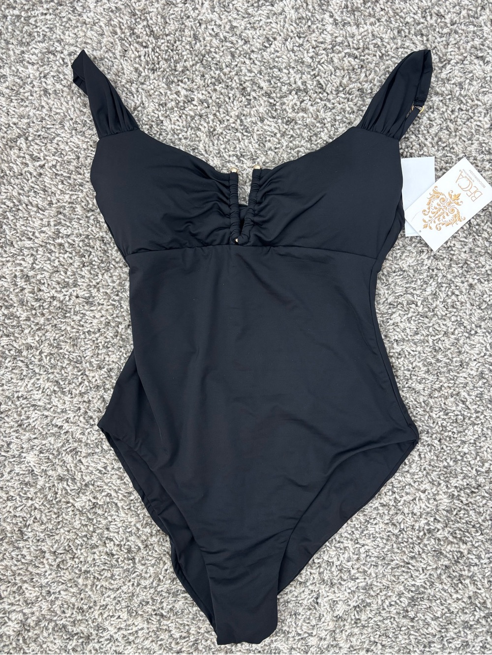 BECCA Color Code - Women's V-Wire One Piece Swimsuit, Adjustable. M